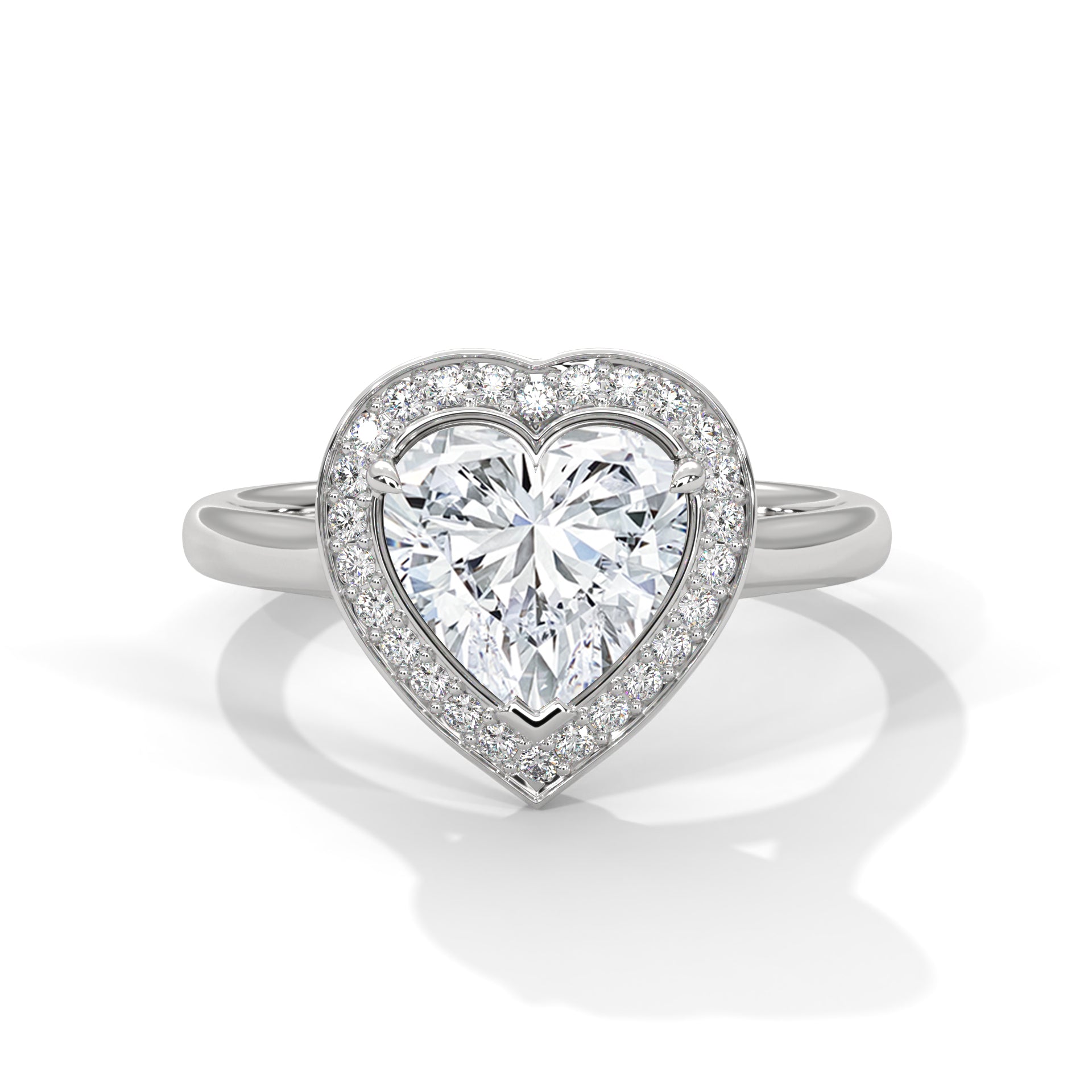 The Seraphina 2.00ctHeart Solitaire Lab-Grown Diamond Ring