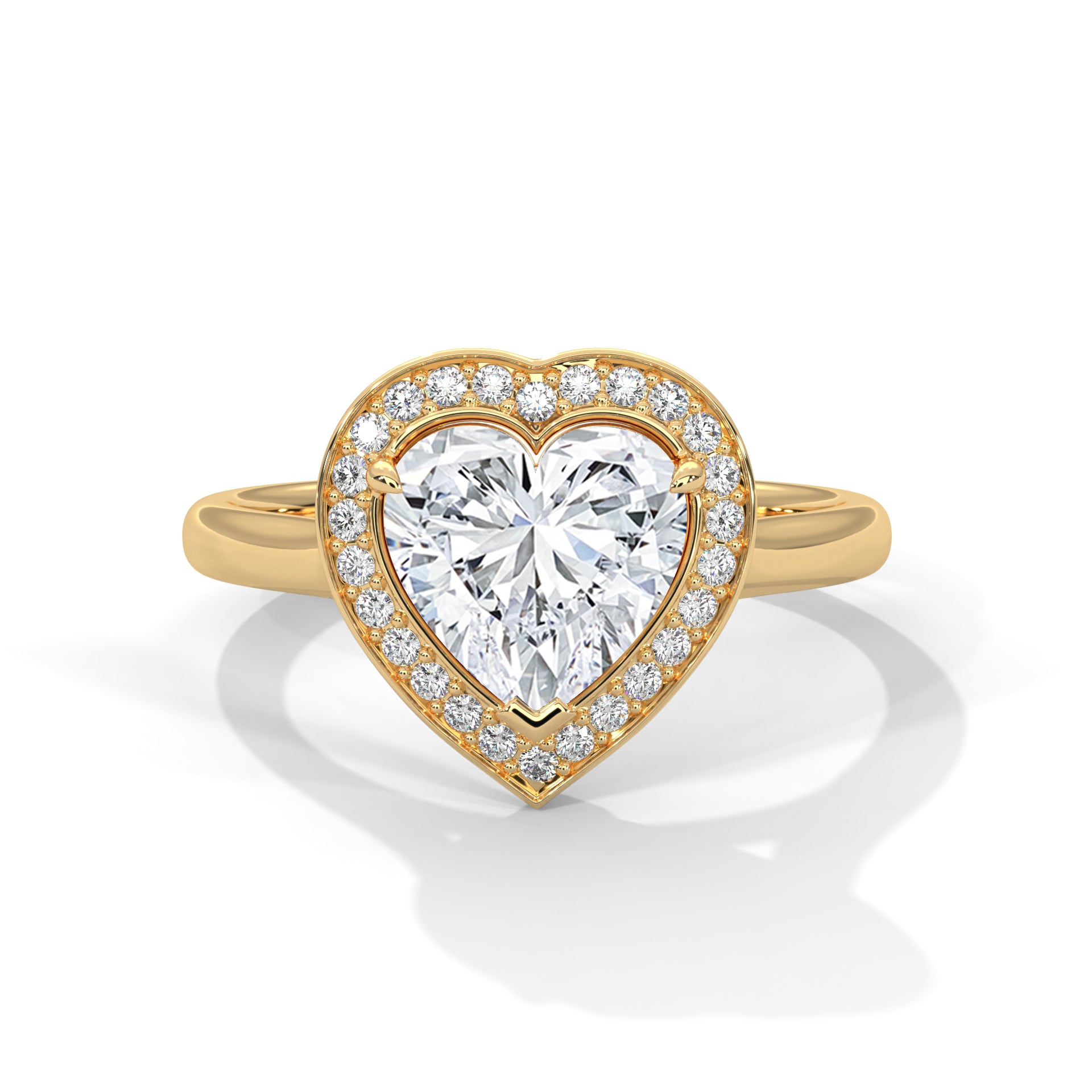 The Seraphina 2.00ctHeart Solitaire Lab-Grown Diamond Ring