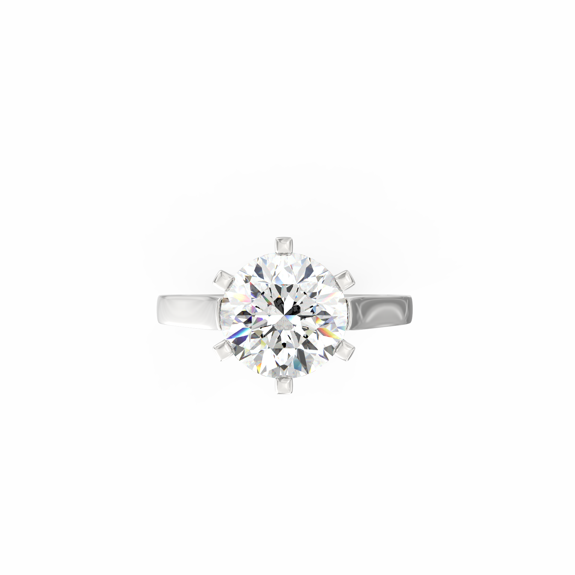 Solara 2.15 Ct Round Lab-Grown Diamond Solitaire Ring