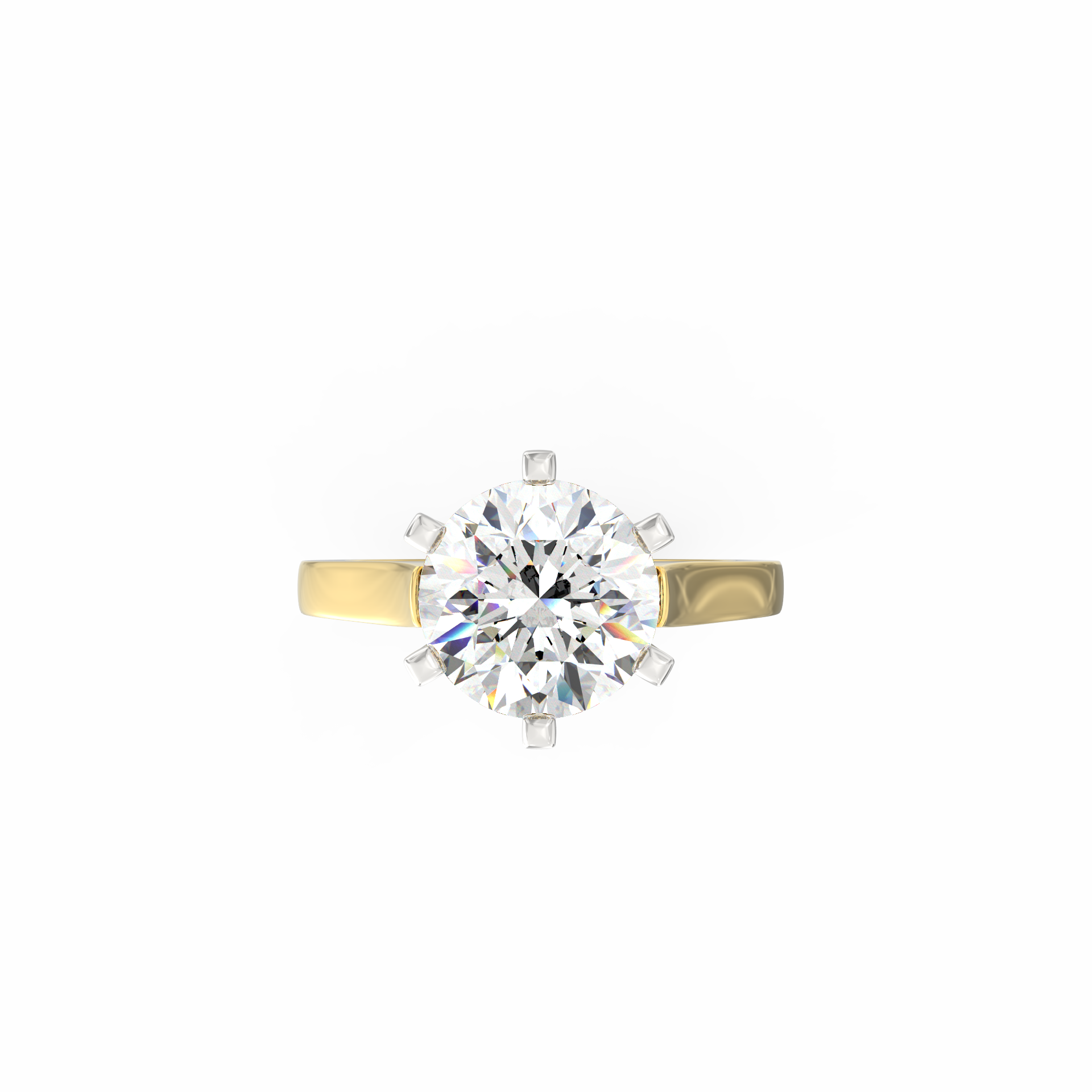 Solara 2.15 Ct Round Lab-Grown Diamond Solitaire Ring