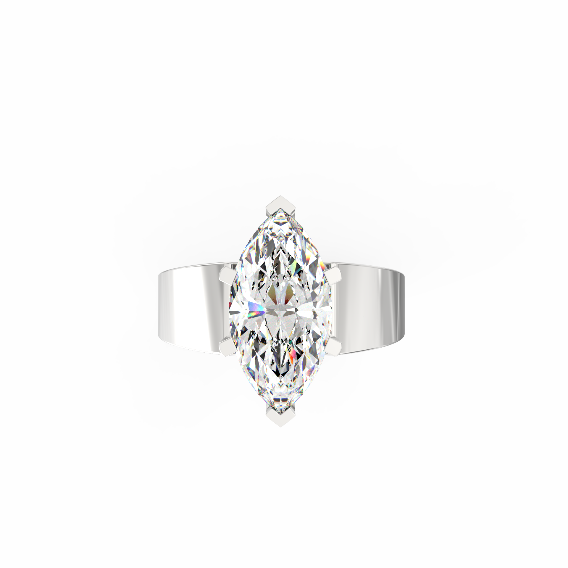 Aureum 2.50 Ct Marquise Lab-Grown Diamond Ring