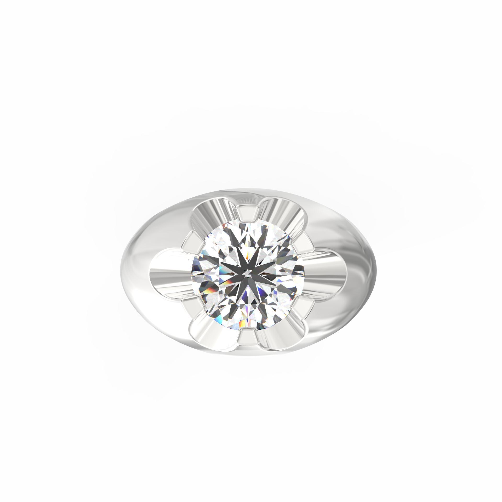 Vittorio 2.25 Ct Round Lab-Grown Diamond Ring
