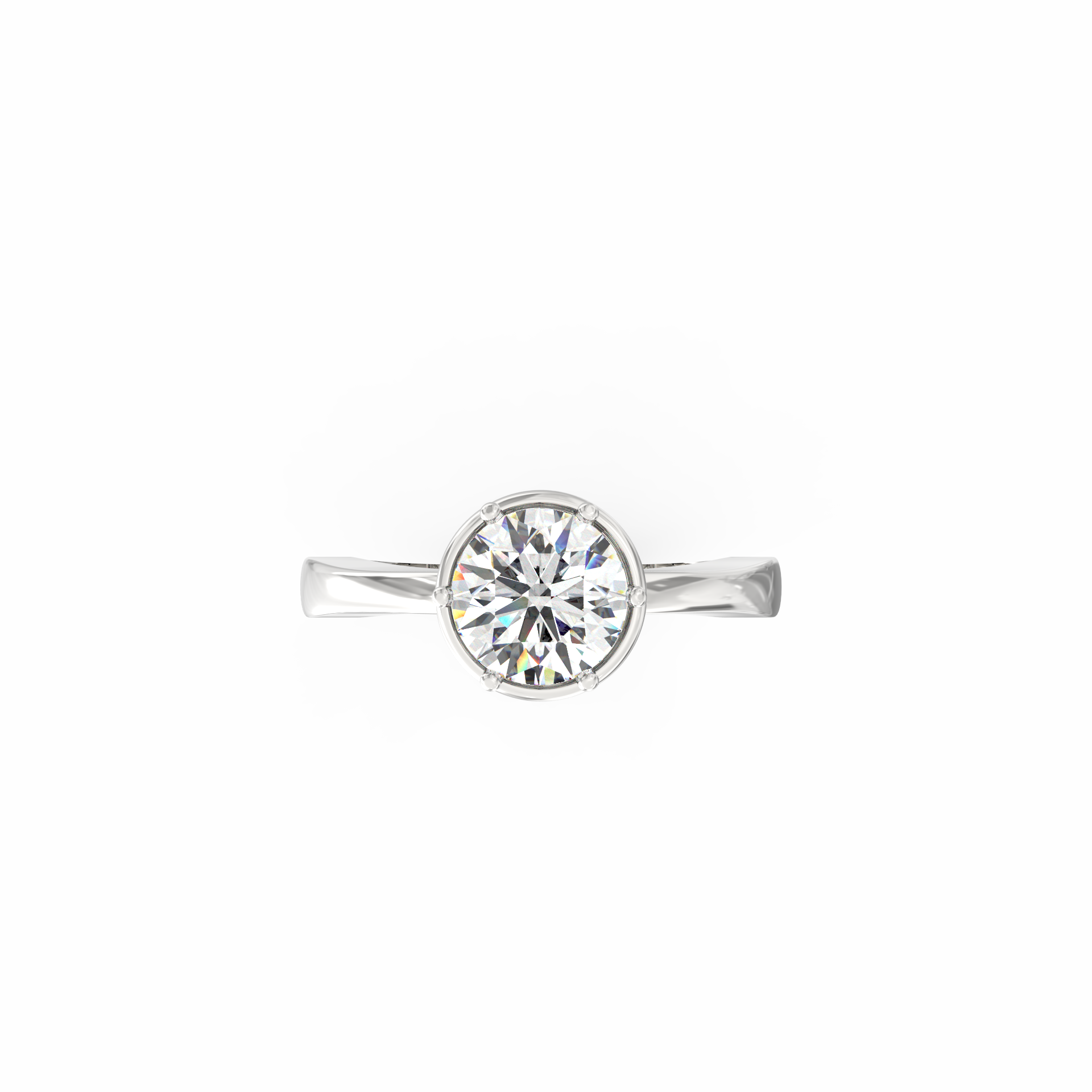 Serena 0.75 Ct Round Lab-Grown Diamond Halo Ring