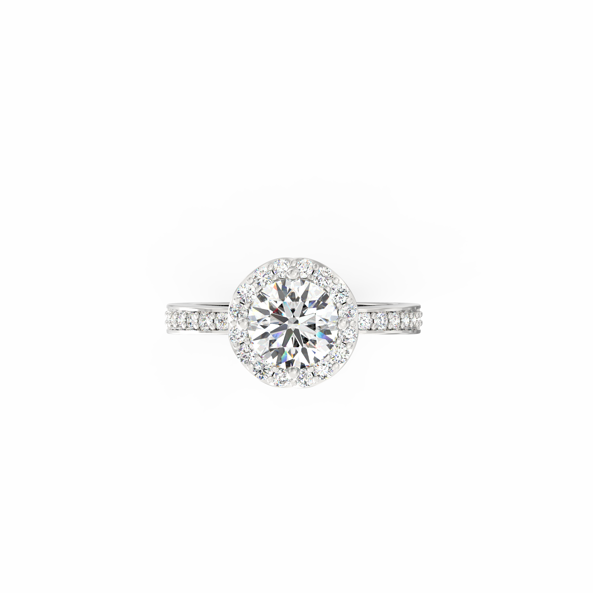 Serena 0.75 Ct Round Lab-Grown Diamond Halo Ring