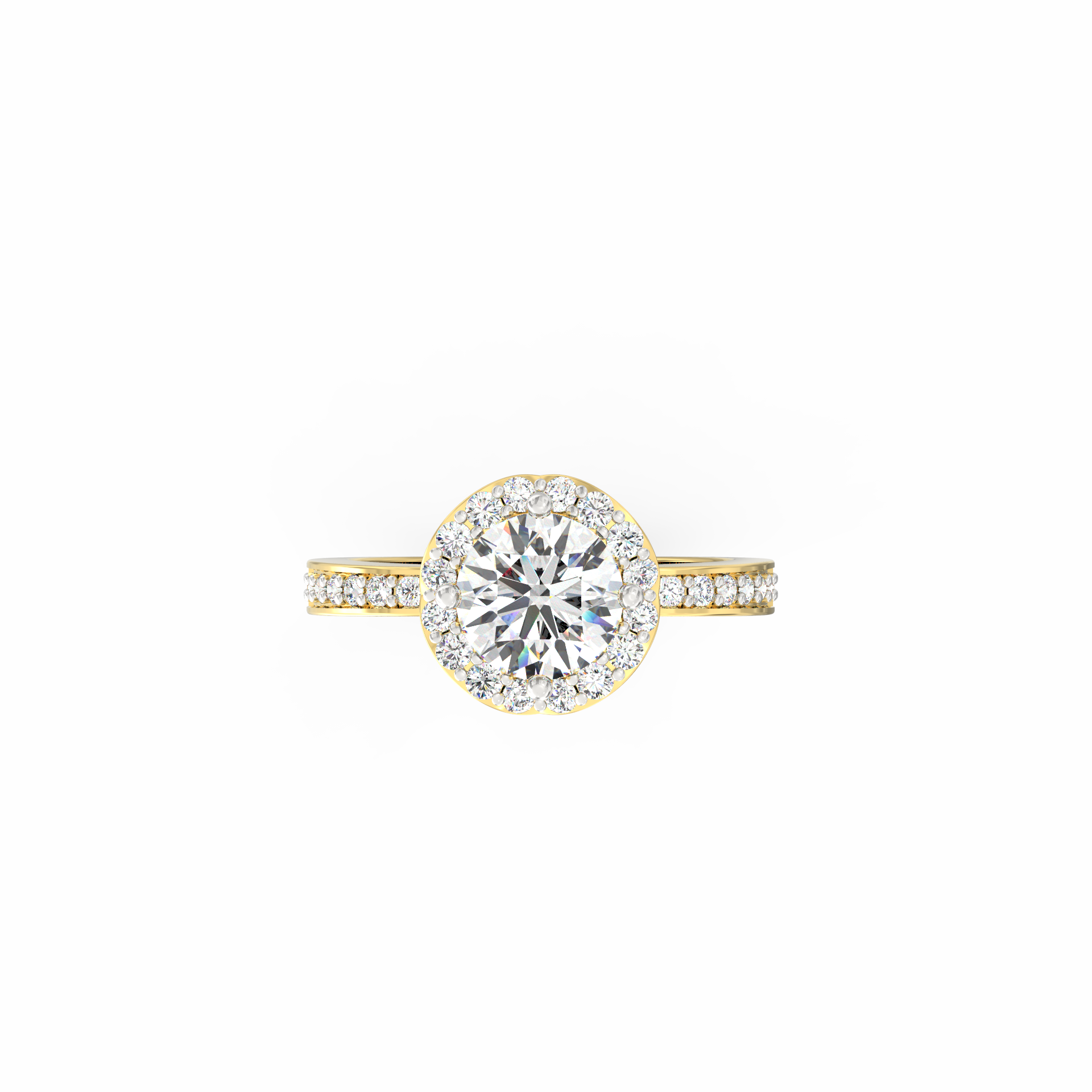 Serena 0.75 Ct Round Lab-Grown Diamond Halo Ring