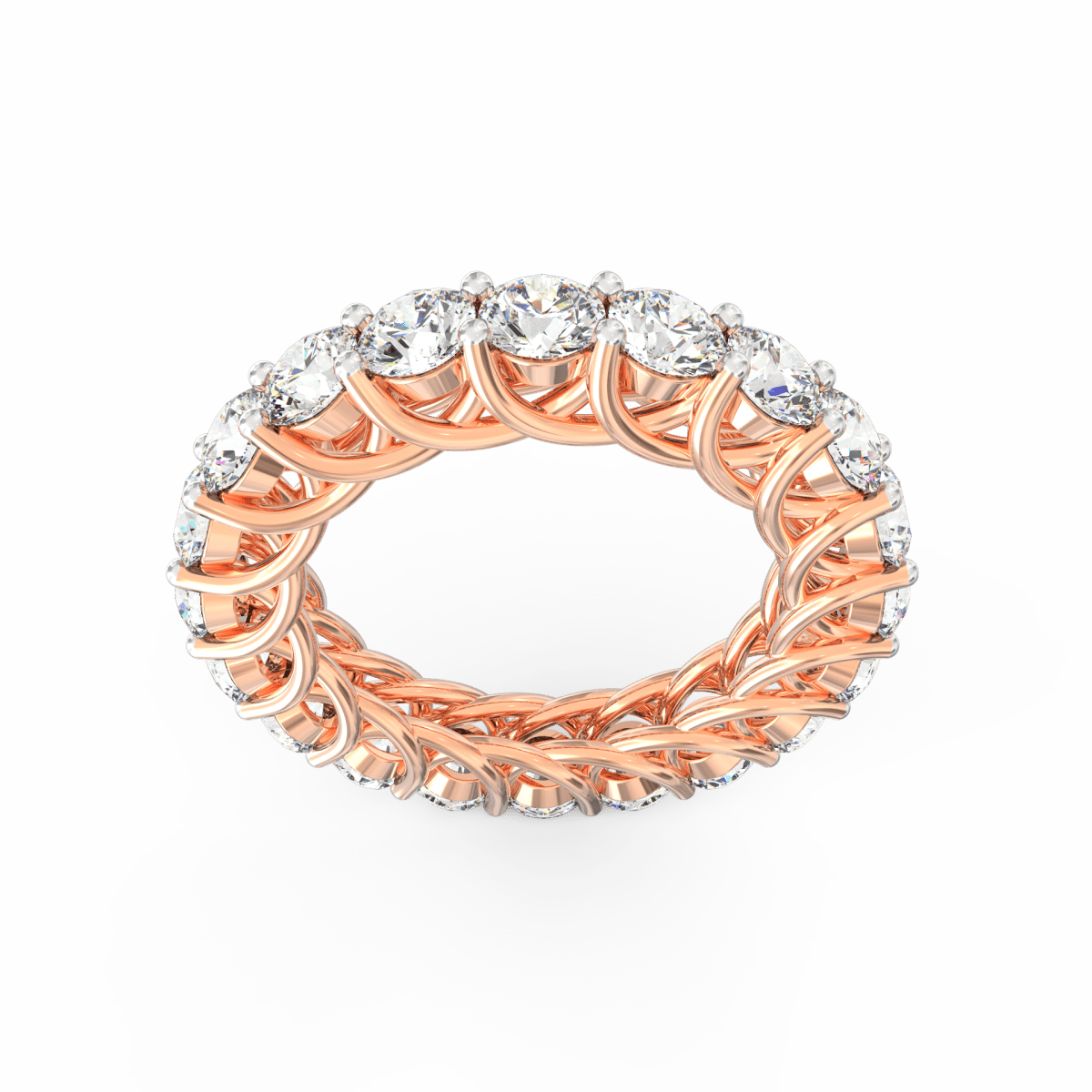 Eternal Diamond Eternity Band in Gold 4.40 CT Lab Grown Diamond Jewellery