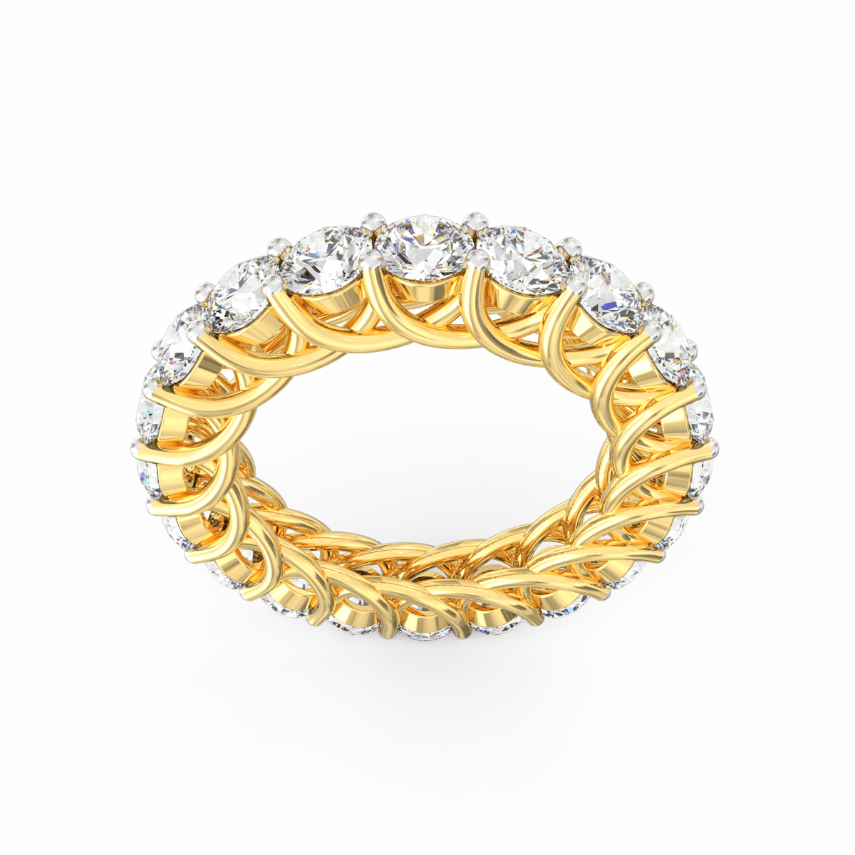 Eternal Diamond Eternity Band in Gold 4.40 CT Lab Grown Diamond Jewellery