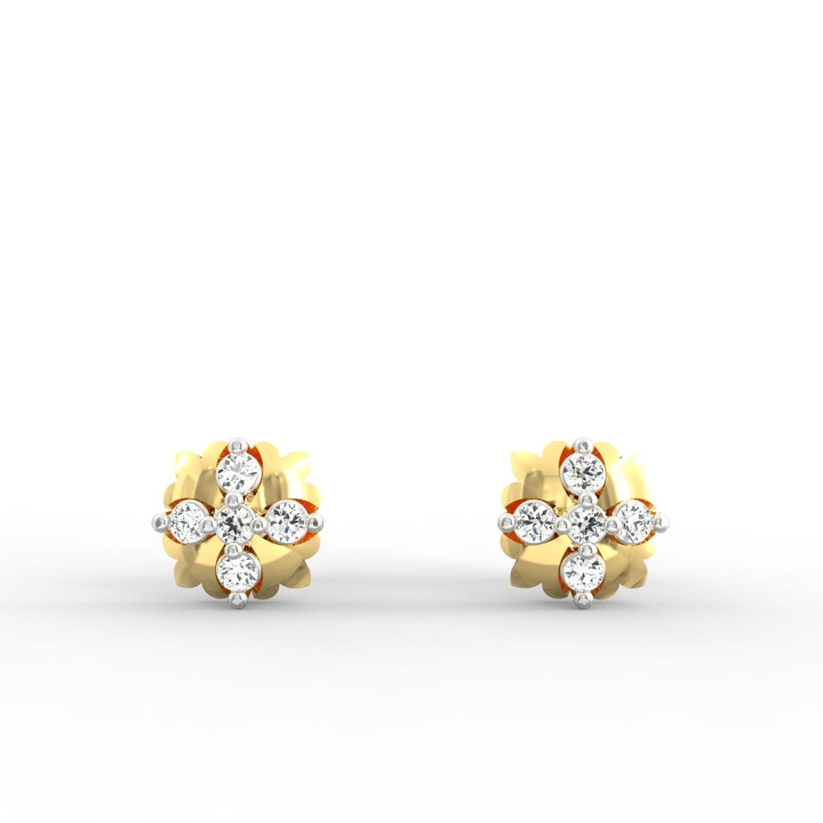 Elegance in Simplicity – Lab Grown Diamond Earrings Ayanika