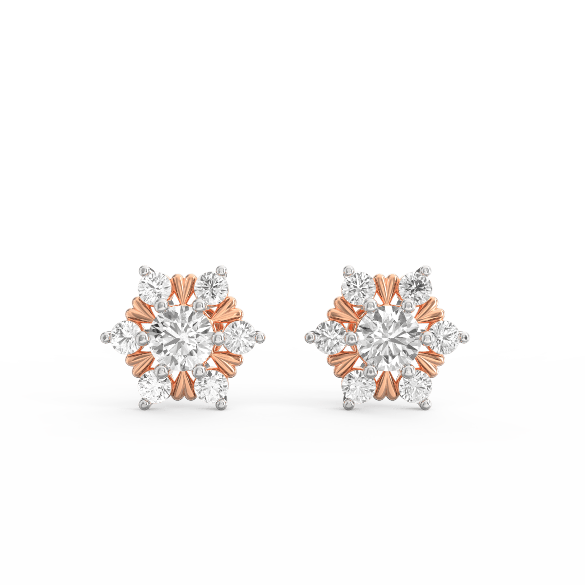 Eternal Sparkle – Solitaire Lab Grown Diamond Earrings Ayanika
