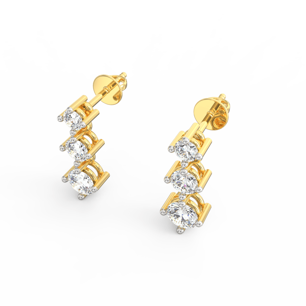 ayanika-heavenly-cascade-lab-grown-diamond-earrings-angle-yellow-gold	
