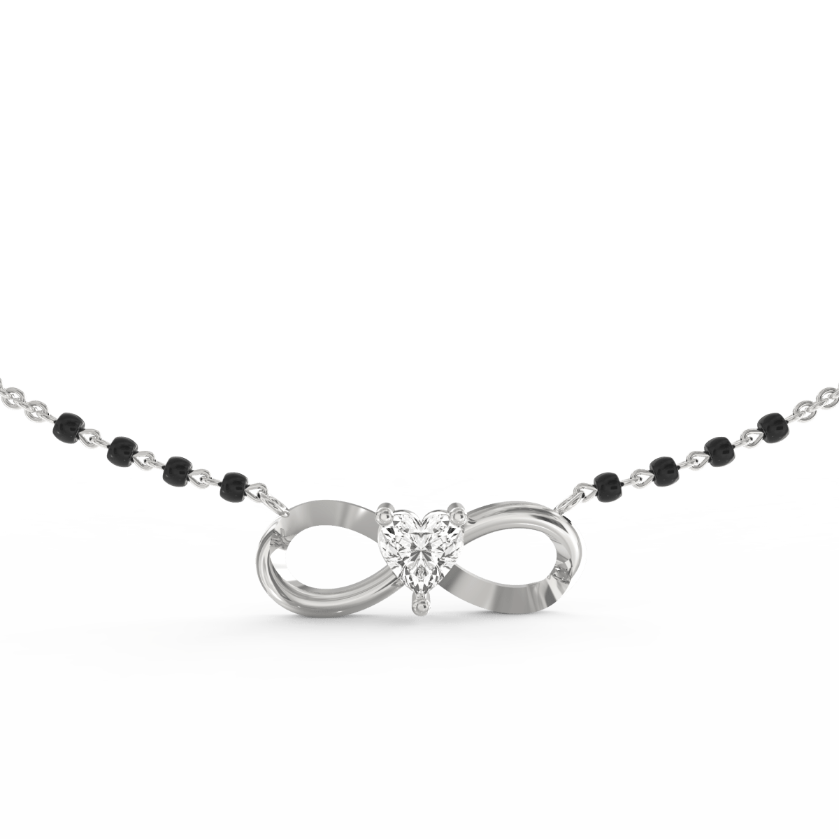 Infinity Heart – Lab Grown Diamond Mangalsutra Ayanika