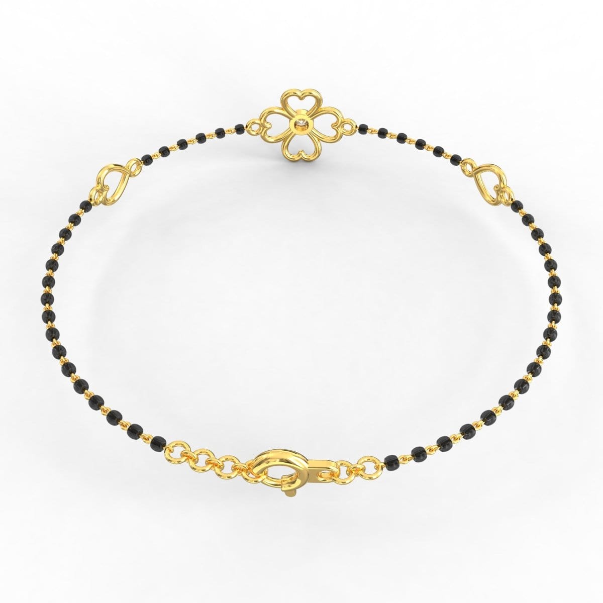 Rear image showing the clasp mechanism and chain finish.

