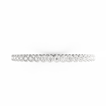 Top angle showing brilliance and symmetry of diamonds.

