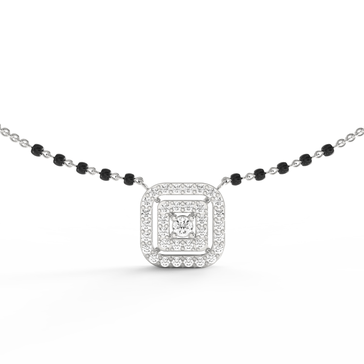 Lab Grown Diamond Mangalsutra – Celestial Halo Ayanika